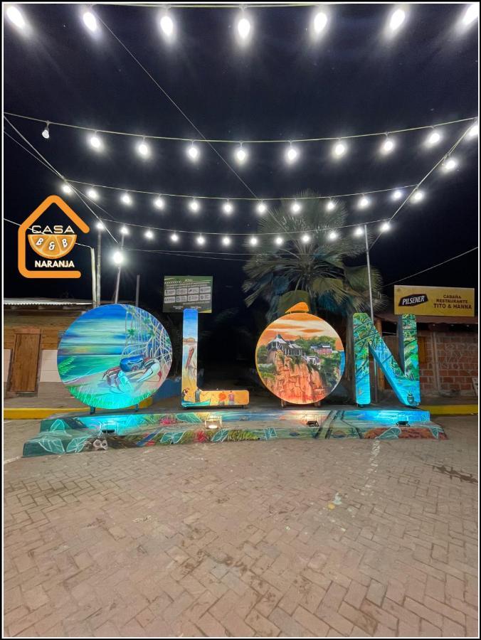 Olón La Casa Naranja Bed And Breakfast מראה חיצוני תמונה