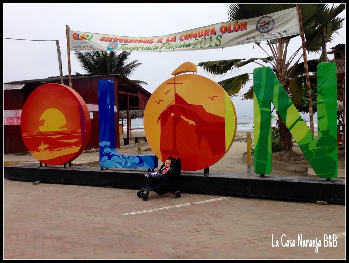 Olón La Casa Naranja Bed And Breakfast מראה חיצוני תמונה